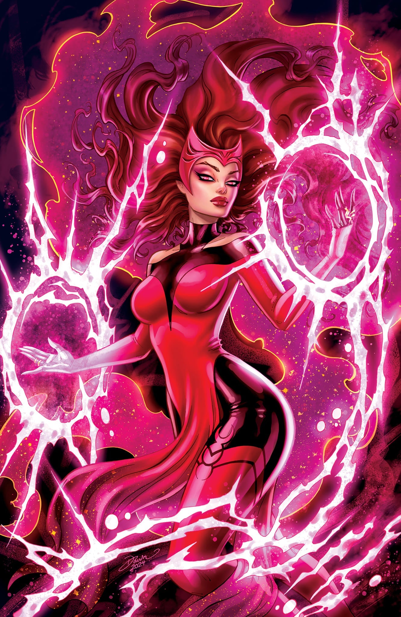 SCARLET WITCH #1 (DAWN MCTEIGUE EXCLUSIVE VIRGIN VARIANT)(2024) COMIC BOOK Fandom Comic Shop