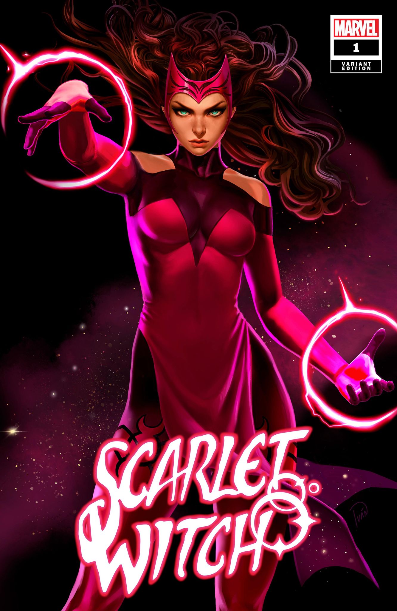 SCARLET WITCH #1 (IVAN TALAVERA EXCLUSIVE TRADE/VIRGIN VARIANT SET)(2024) Fandom Comic Shop