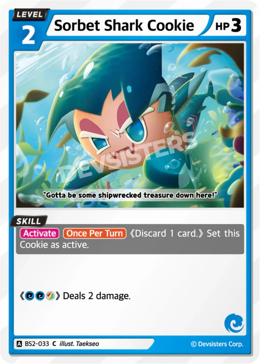 Sorbet Shark Cookie BS2-033 C | Common Card Magic Dragon USA