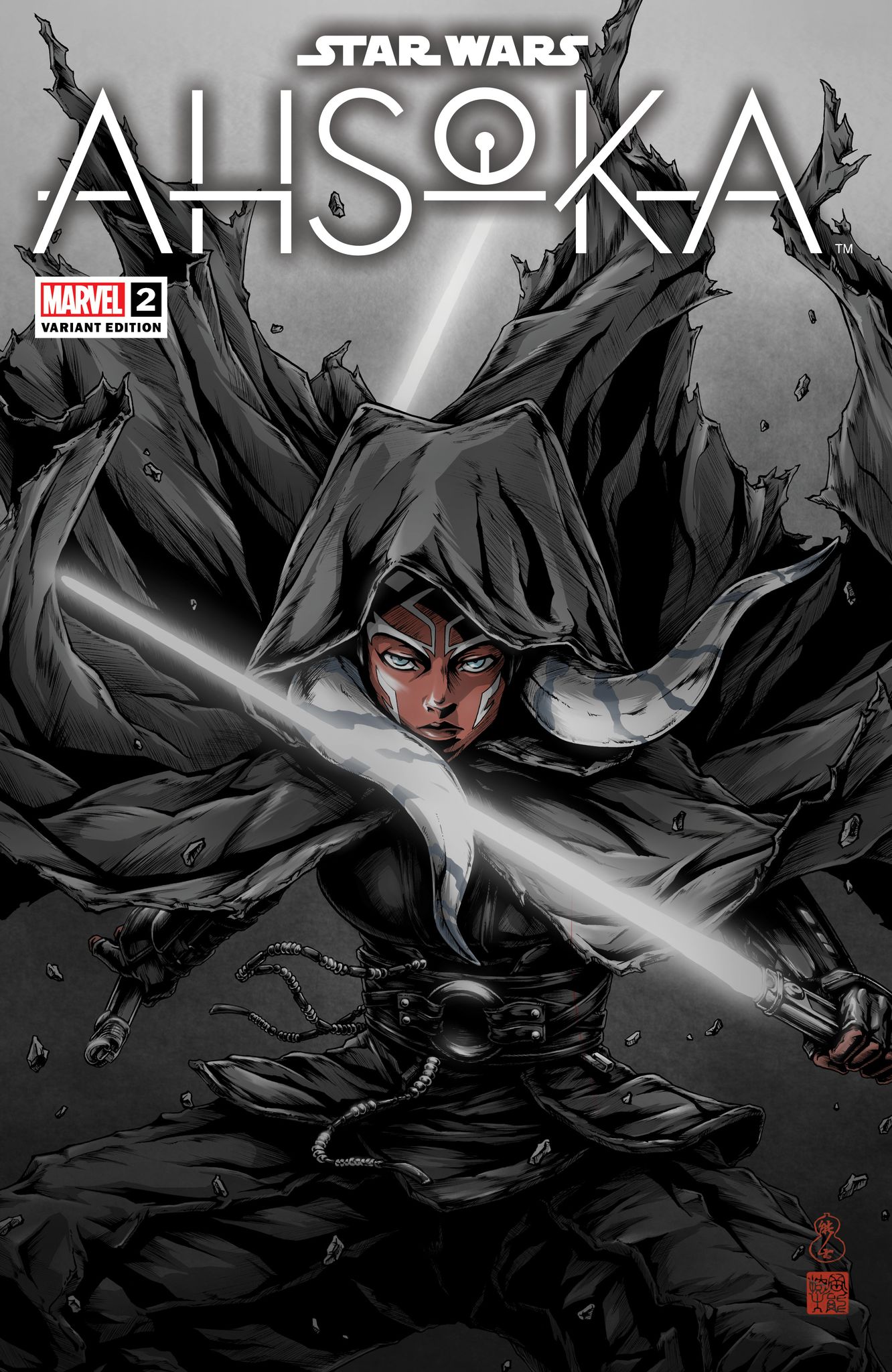 STAR WARS: AHSOKA #2 (TAKASHI OKAZAKI EXCLUSIVE VARIANT)(PART 2 OF 8) ~ Marvel Fandom Comic Shop