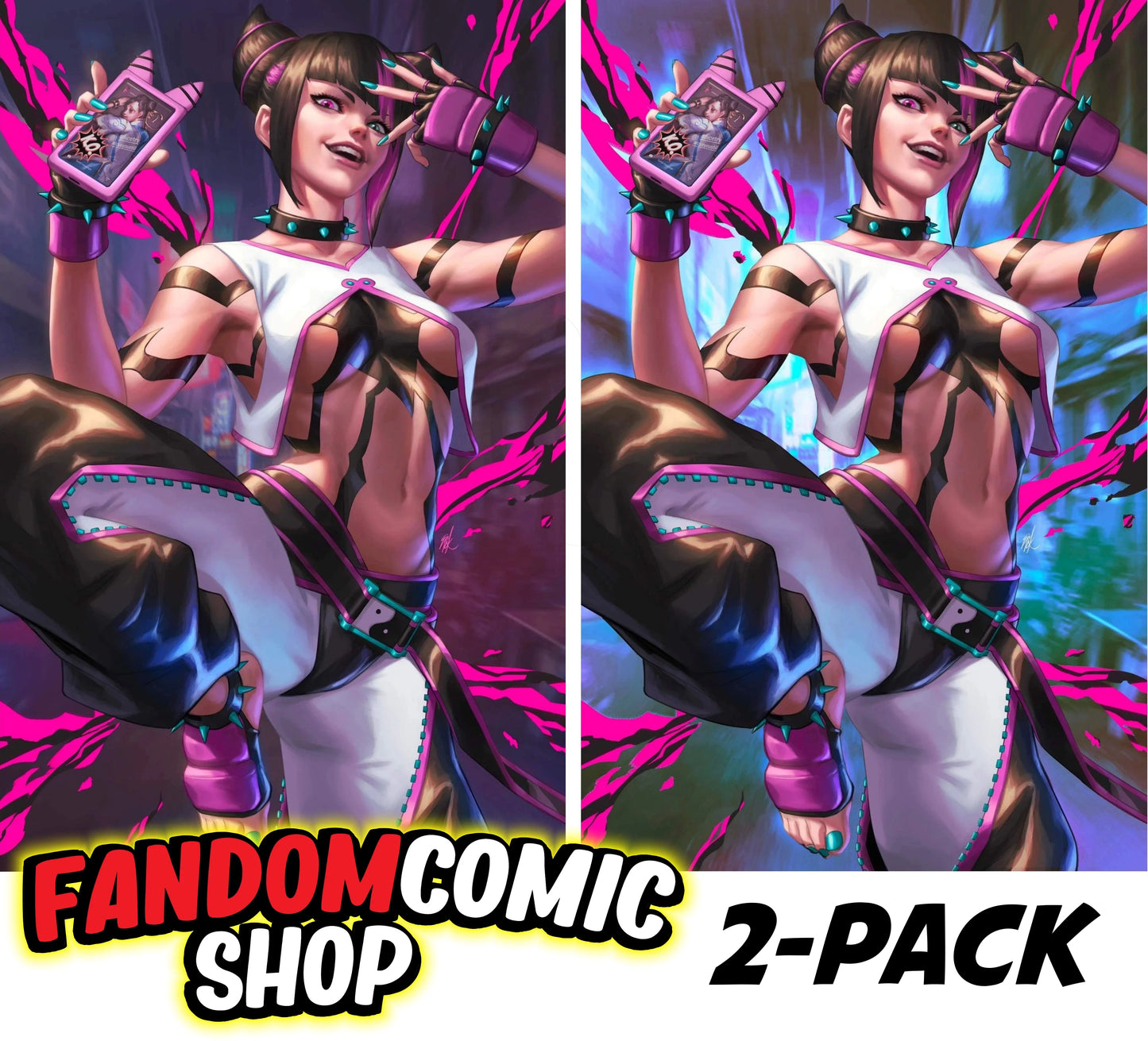 STREET FIGHTER MASTERS: GAME GALS #1 (EJIKURE EXCLUSIVE VIRGIN VARIANT A & B SET) Fandom Comic Shop
