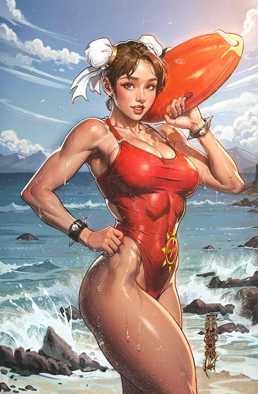 STREET FIGHTER 2024 SWIMSUIT ISSUE #1 (CEDRIC POULAT EXCLUSIVE VIRGIN VARIANT B)(2024) COMIC BOOK Fandom Comic Shop