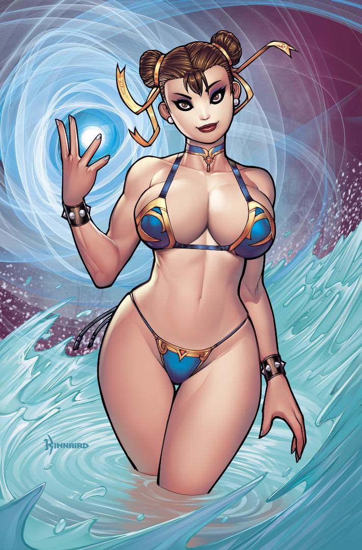 STREET FIGHTER 2024 SWIMSUIT ISSUE #1 (RYAN KINNAIRD EXCLUSIVE VIRGIN VARIANT A)(2024) COMIC BOOK Fandom Comic Shop