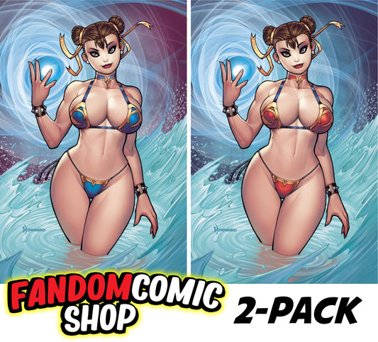 STREET FIGHTER 2024 SWIMSUIT ISSUE #1 (RYAN KINNAIRD EXCLUSIVE VIRGIN VARIANT A & B SET)(2024) Fandom Comic Shop