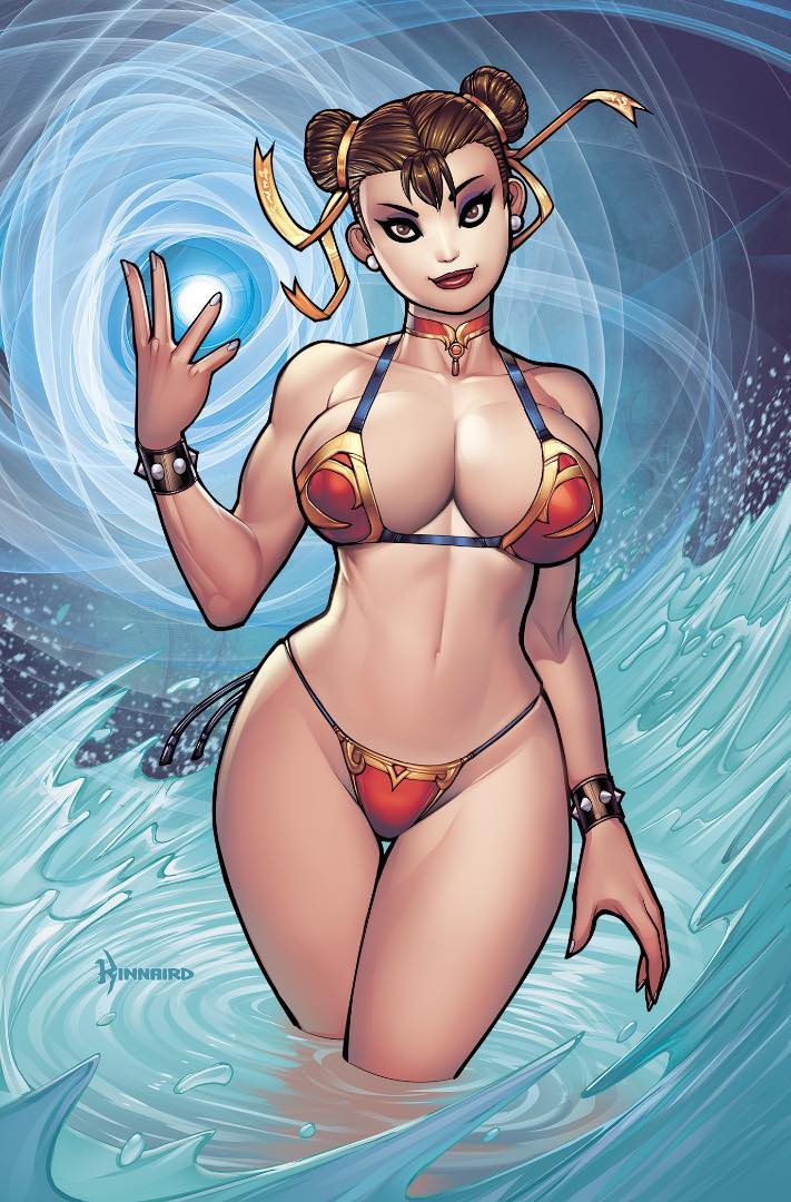 STREET FIGHTER 2024 SWIMSUIT ISSUE #1 (RYAN KINNAIRD EXCLUSIVE VIRGIN VARIANT A & B SET)(2024) Fandom Comic Shop