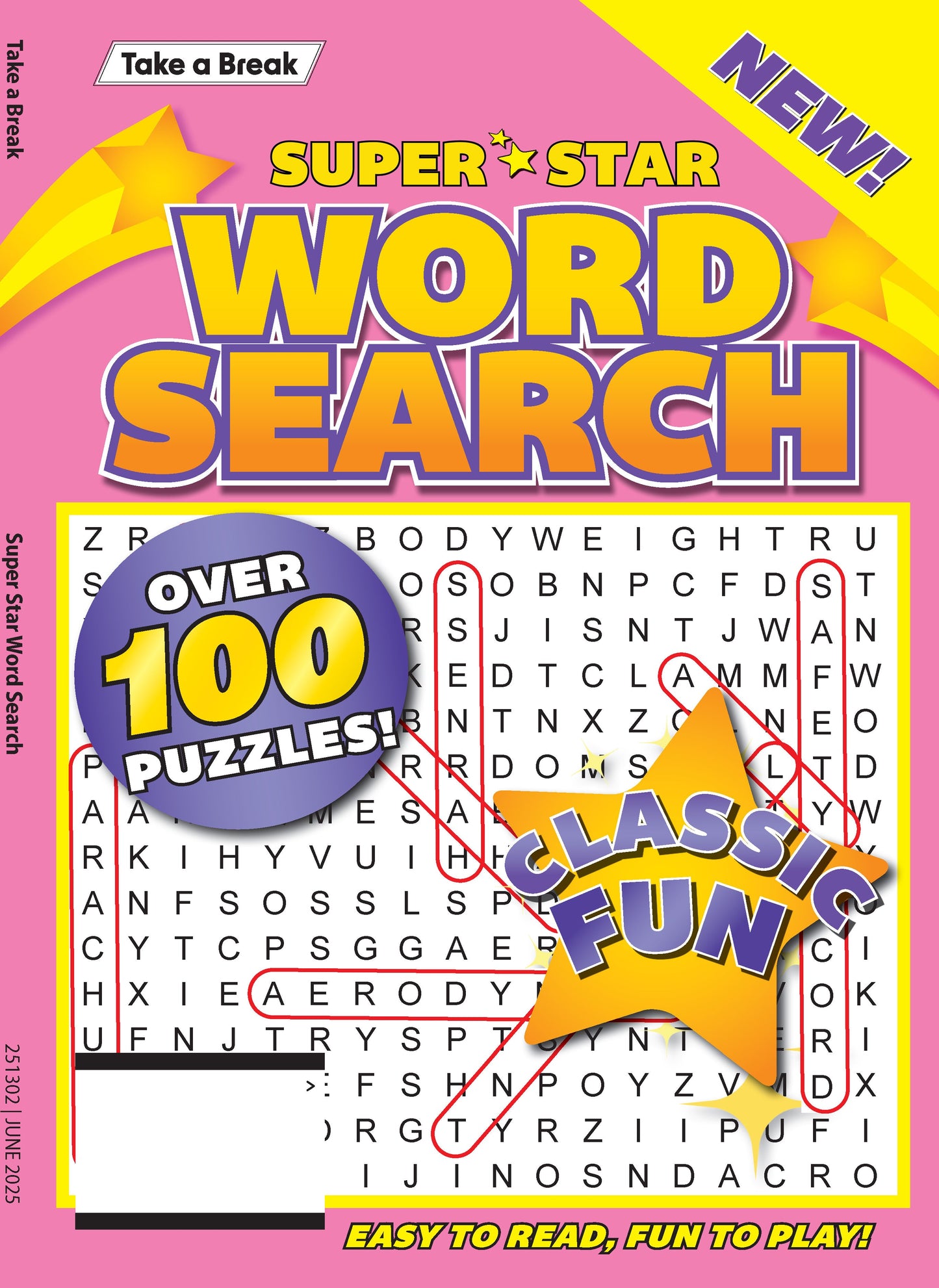 Take a Break - Superstar Word Search 25.03.21: Over 100 Puzzles, Hours Of Classic Fun, Easy To Read & Fun To Play! Magazine Shop US