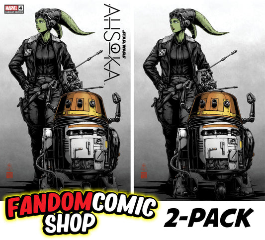STAR WARS: AHSOKA #4 (TAKASHI OKAZAKI EXCLUSIVE TRADE/VIRGIN VARIANT SET)(PART 4 OF 8 ~ HERA/CHOPPER) Fandom Comic Shop