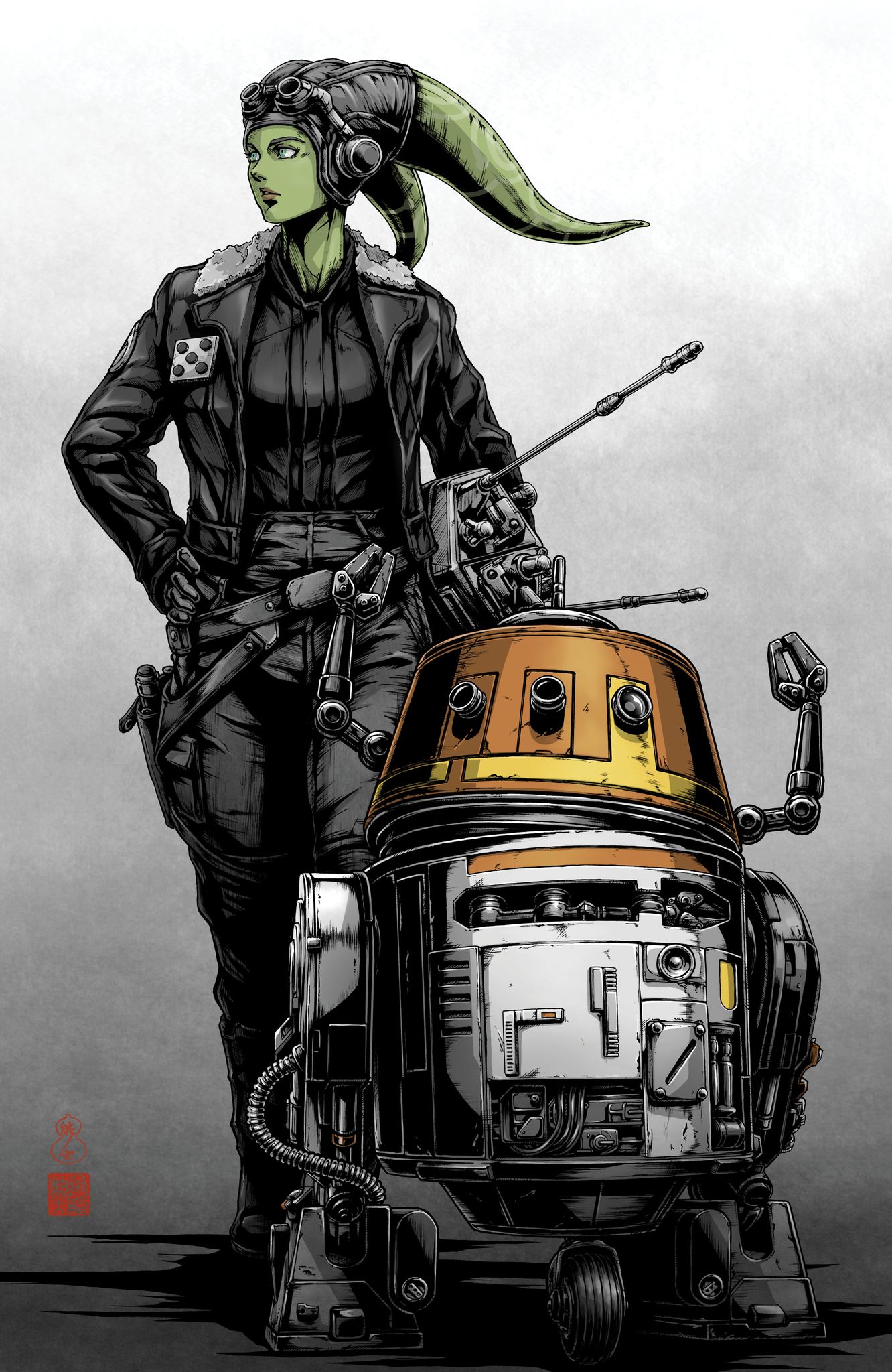 STAR WARS: AHSOKA #4 (TAKASHI OKAZAKI EXCLUSIVE VIRGIN VARIANT)(PART 4 OF 8 ~ HERA/CHOPPER) Fandom Comic Shop