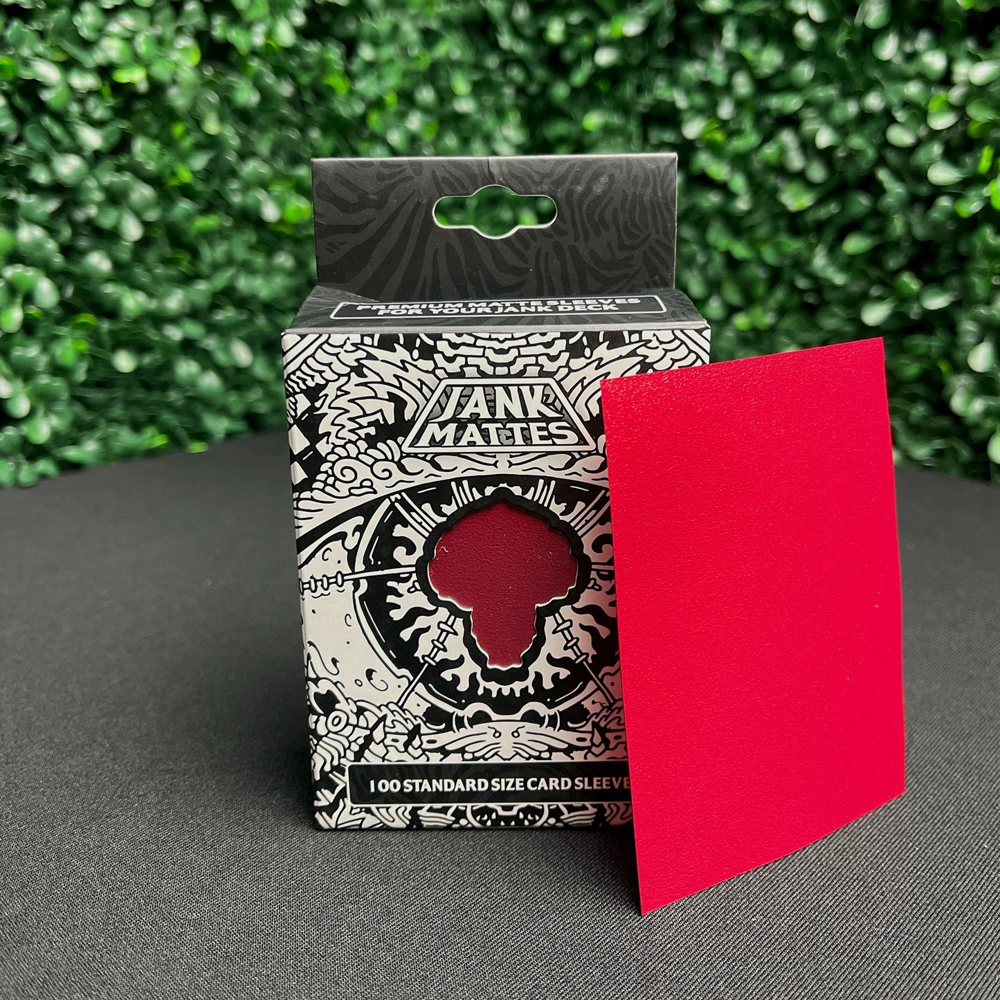 TCG Matte Sleeves Blood Red Jankmats
