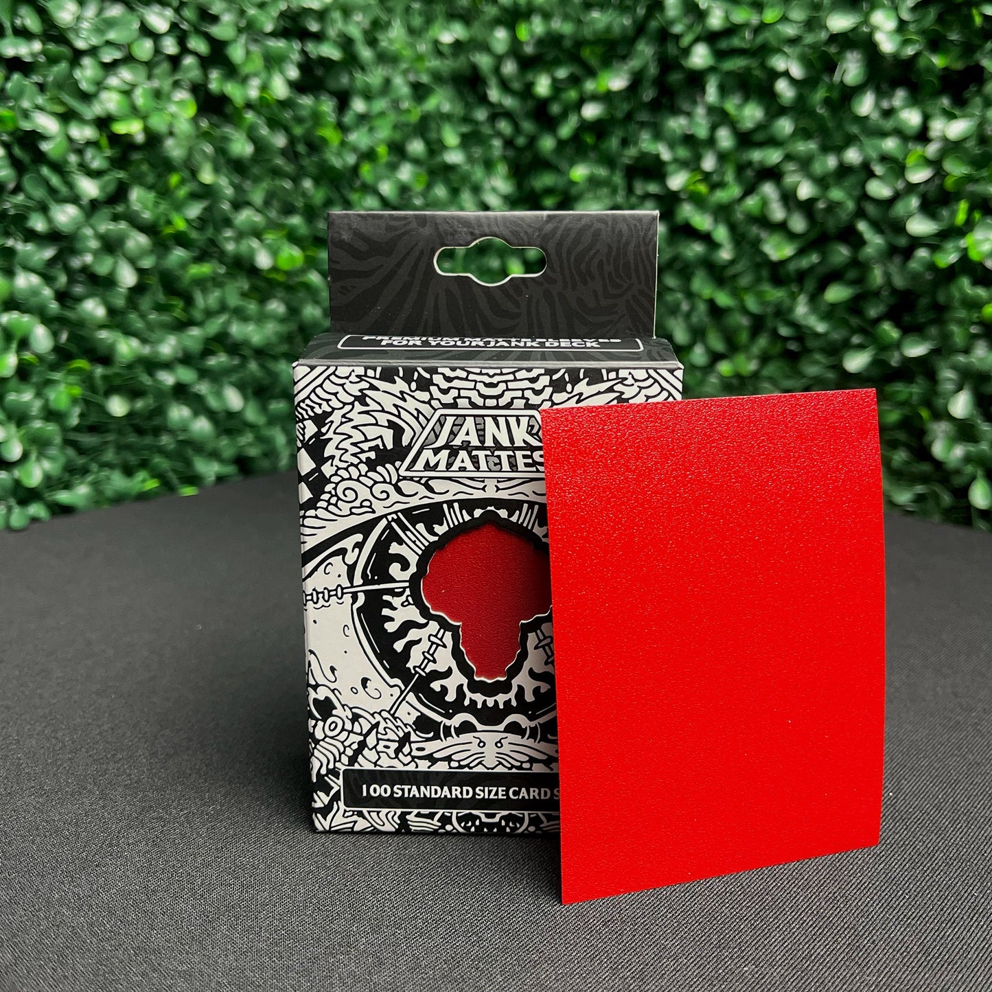 TCG Matte Sleeves Red Jankmats