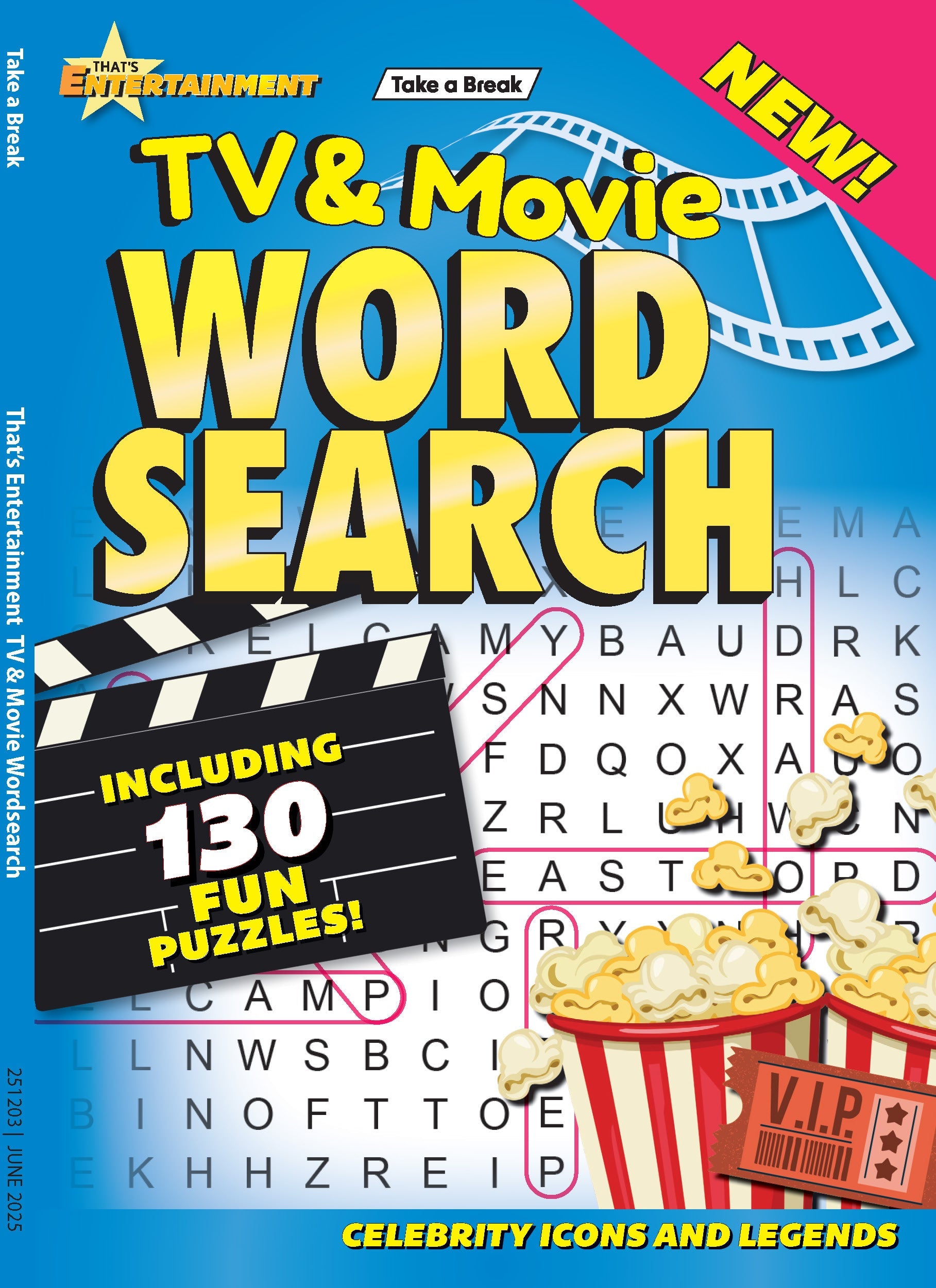 Take a Break - That’s Entertainment 25.03.14: 100 TV & Movie Word Search Puzzles, Fun Facts On Celebrities & Icons, Relax & Enjoy Mind-Boosting Entertainment Anywhere! Magazine Shop US