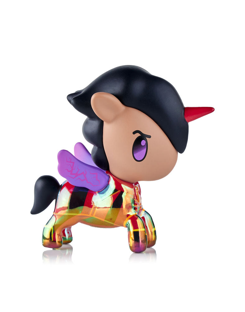 tokidoki x ARCANE Unicorno Black Light Chrome Blind Box – League of Legends Collab Mystery Figure Super Anime Store