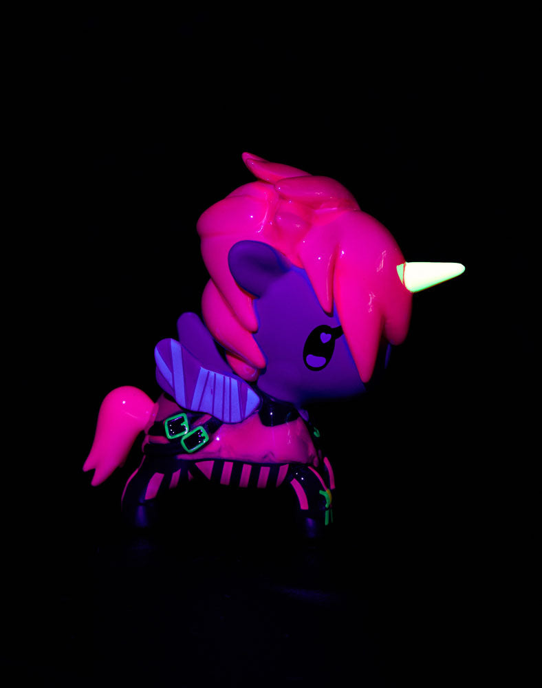 tokidoki x ARCANE Unicorno Black Light Chrome Blind Box – League of Legends Collab Mystery Figure Super Anime Store