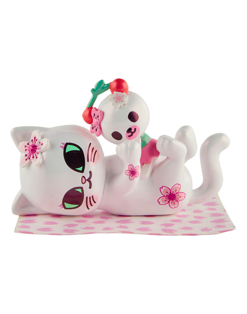 tokidoki Cherry Blossom Cats Blind Box – Kawaii Cat Collectible Figure Super Anime Store