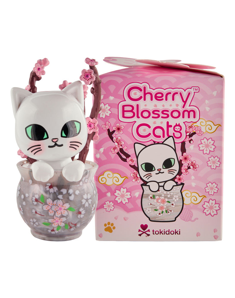 tokidoki Cherry Blossom Cats Blind Box – Kawaii Cat Collectible Figure Super Anime Store