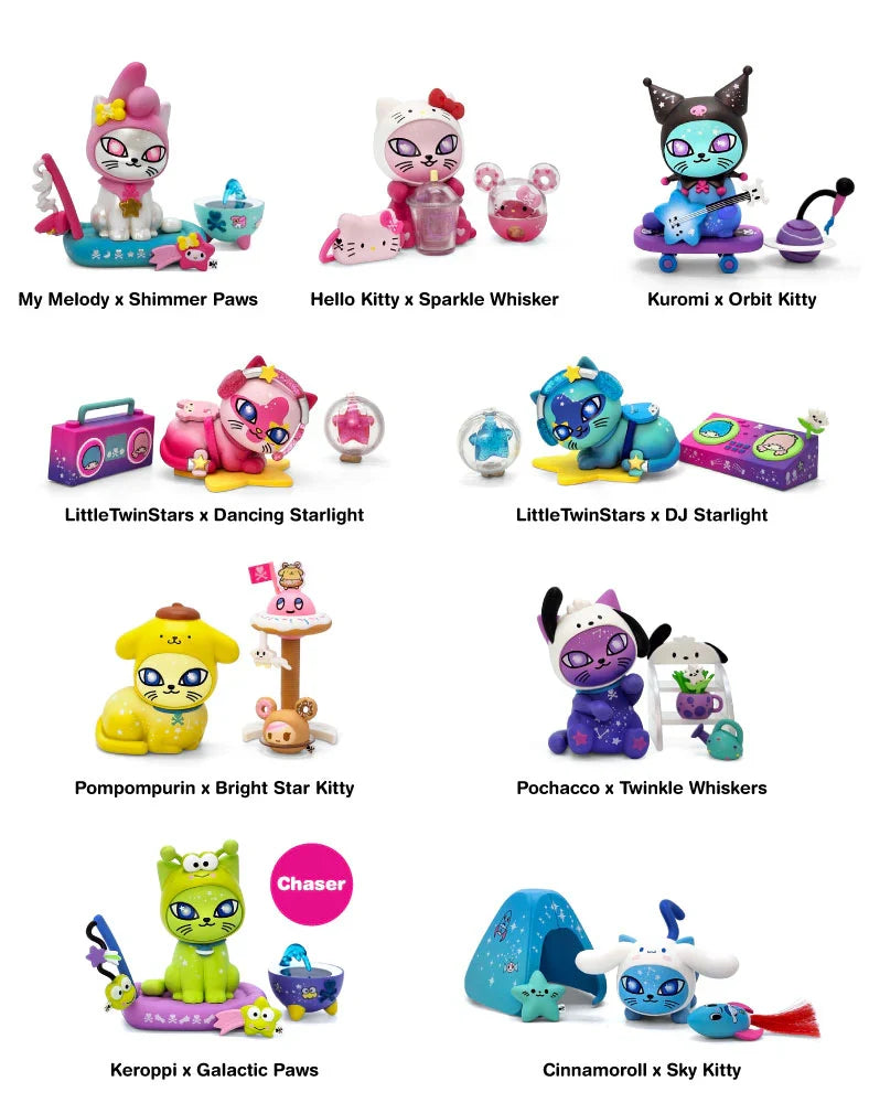 tokidoki x Hello Kitty and Friends Galactic Cats Blind Box (1 Blind Box) Super Anime Store