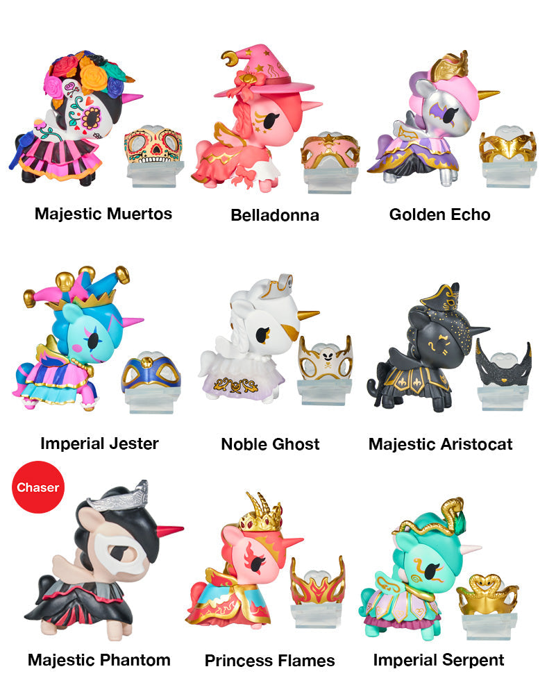 tokidoki Unicorno After Dark Masquerade Blind Box – Mystery Unicorn Figure Super Anime Store