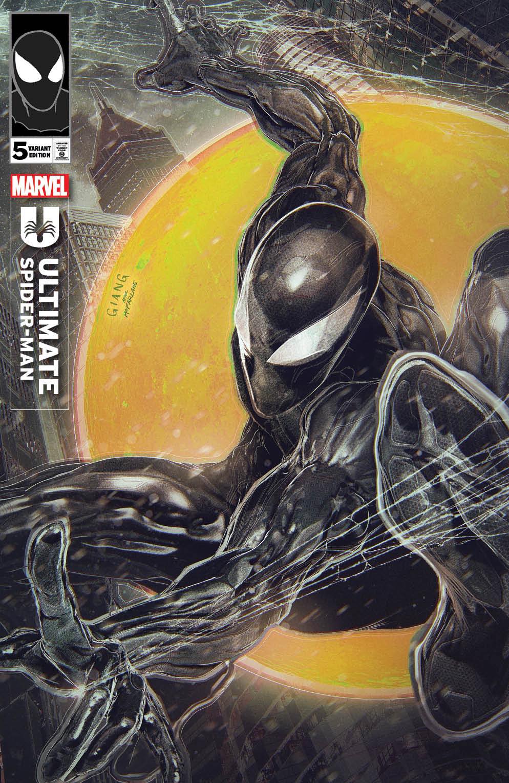 ULTIMATE SPIDER-MAN #5 (JOHN GIANG EXCLUSIVE BLACK COSTUME TRADE/VIRGIN VARIANT SET)(2024) Fandom Comic Shop