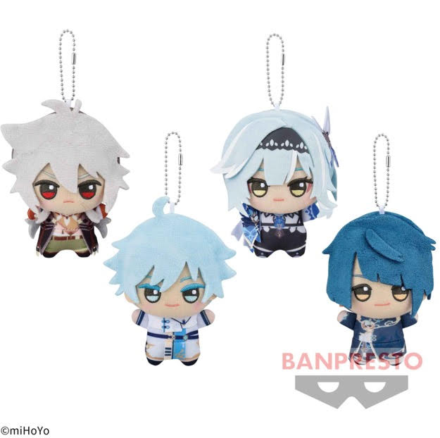 GENSHIN IMPACT - MINI HANGING PLUSH (RAZOR/CHONGYUN/EULA/XINGQIU) Anime Pop