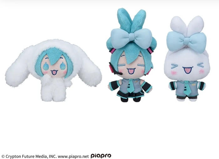 HATSUNE MIKU X CINNAMOROLL - MINI PLUSH Anime Pop