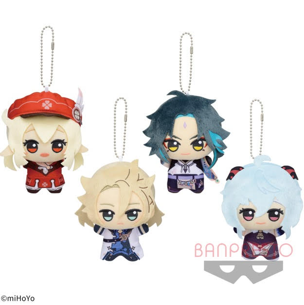 GENSHIN IMPACT - MINI HANGING PLUSH (KLEE/ALBEDO/XIAO/GANYU) Anime Pop
