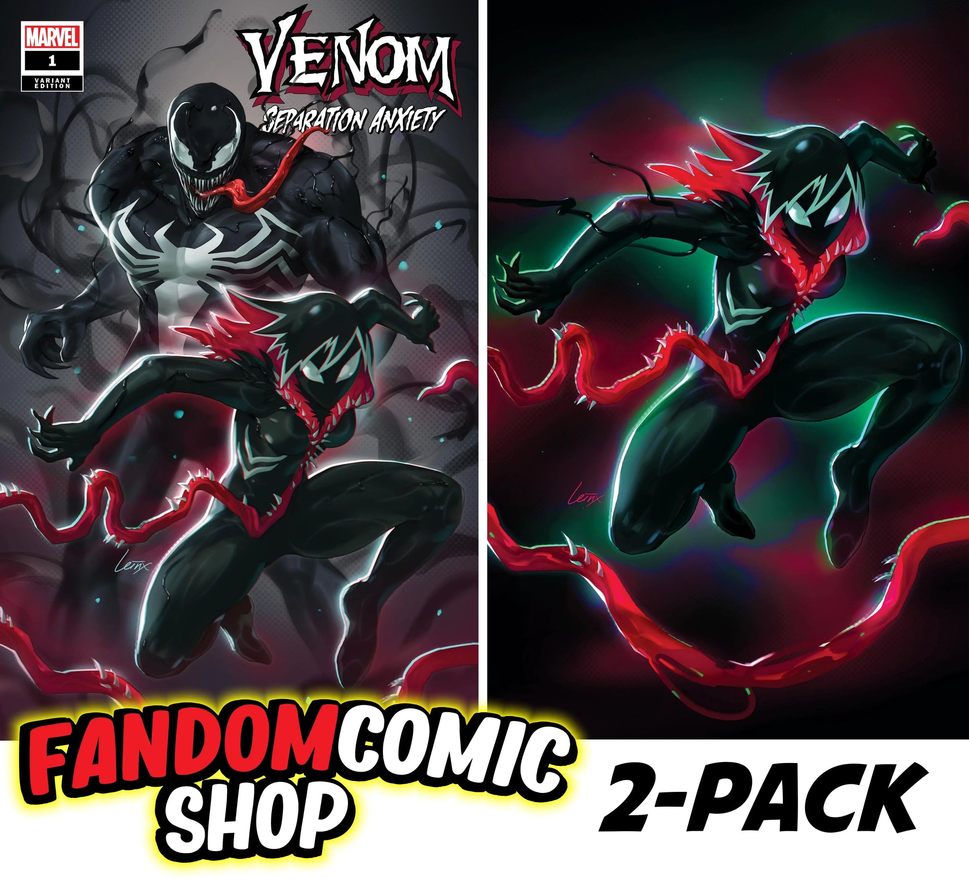 VENOM: SEPARATION ANXIETY #1 (LEIRIX LI EXCLUSIVE TRADE/VIRGIN VARIANT SET) Fandom Comic Shop