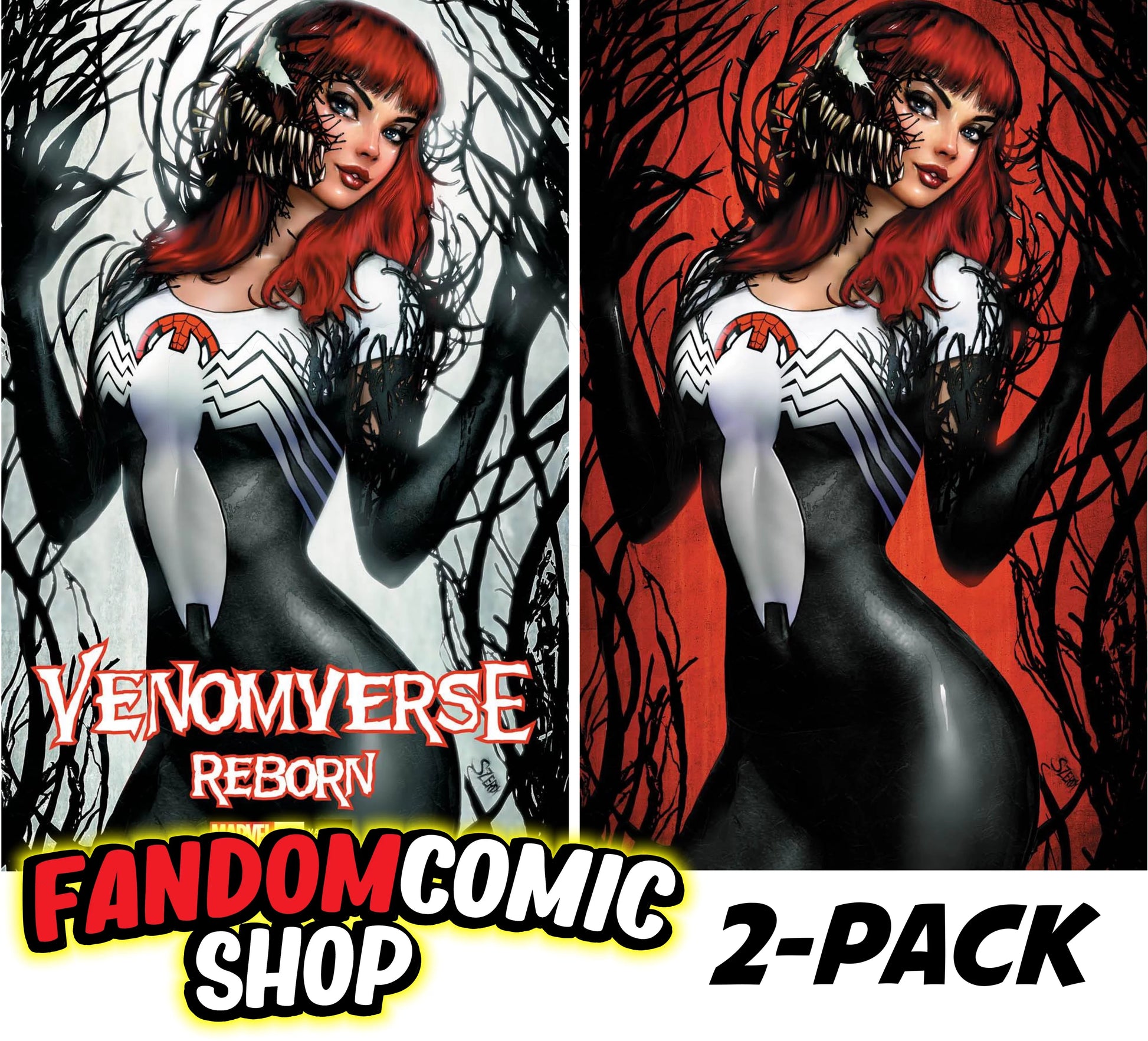 VENOMVERSE REBORN #1 (NATHAN SZERDY EXCLUSIVE TRADE/VIRGIN VARIANT SET)(2024) Fandom Comic Shop