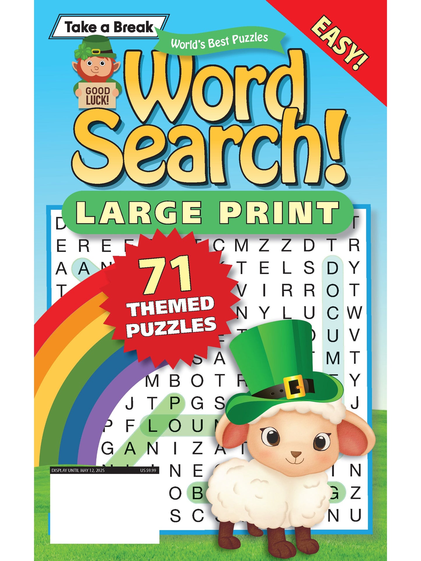 World's Best Puzzle - Word Search 25.02.07: 71 Large Print Themed Puzzles, St. Patrick's Day Edition! Time To Unwind, Relax, Solve & Embrace The Gold & Luck With This Festive Word Search! Magazine Shop US