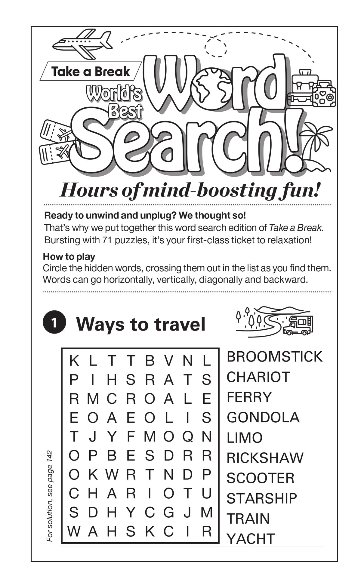 World's Best Puzzle - Word Search 25.03.21: 71 Large Print Puzzles, Travel The World, The Perfect Way To Unwind, Sharpen Your Brain, Relax, Unplug & More! Magazine Shop US