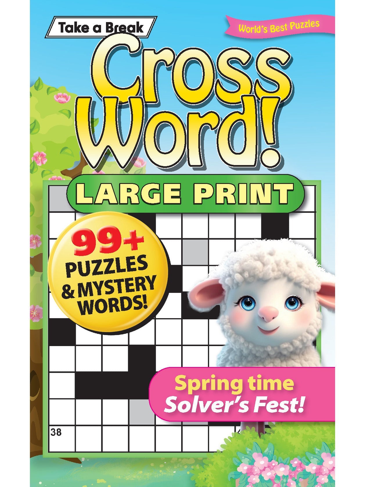 World's Best Puzzle - Crossword 25.03.14: Spring Time Edition! Large Print, 99+ Puzzles & Mystery Words, Take Anywhere For Relaxation, Unwind, Unplug, Sharpen Your Mind & More! Magazine Shop US