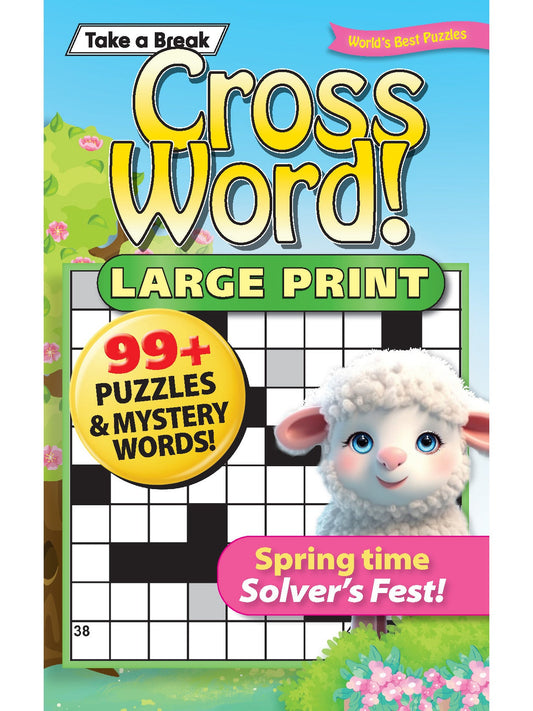 World's Best Puzzle - Crossword 25.03.14: Spring Time Edition! Large Print, 99+ Puzzles & Mystery Words, Take Anywhere For Relaxation, Unwind, Unplug, Sharpen Your Mind & More! Magazine Shop US