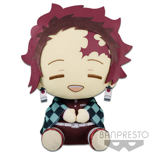DEMON SLAYER TANJIRO EYES CLOSED BIG BANDAI PLUSH Anime Pop